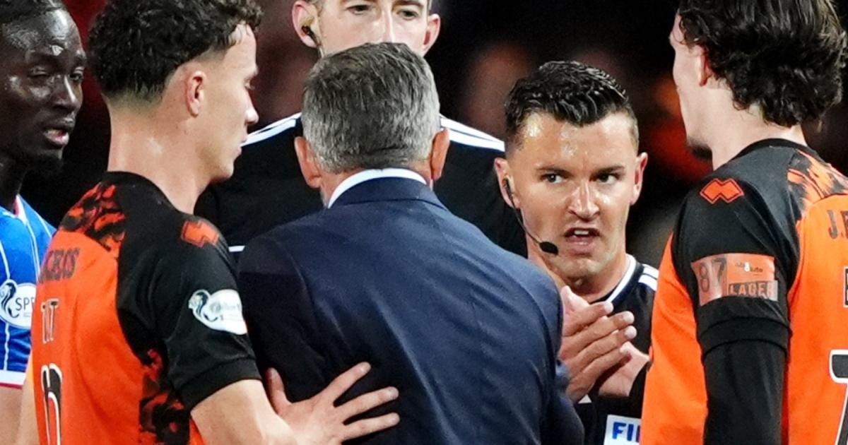 McInnes reflects on heated exchange with referee after Rangers draw