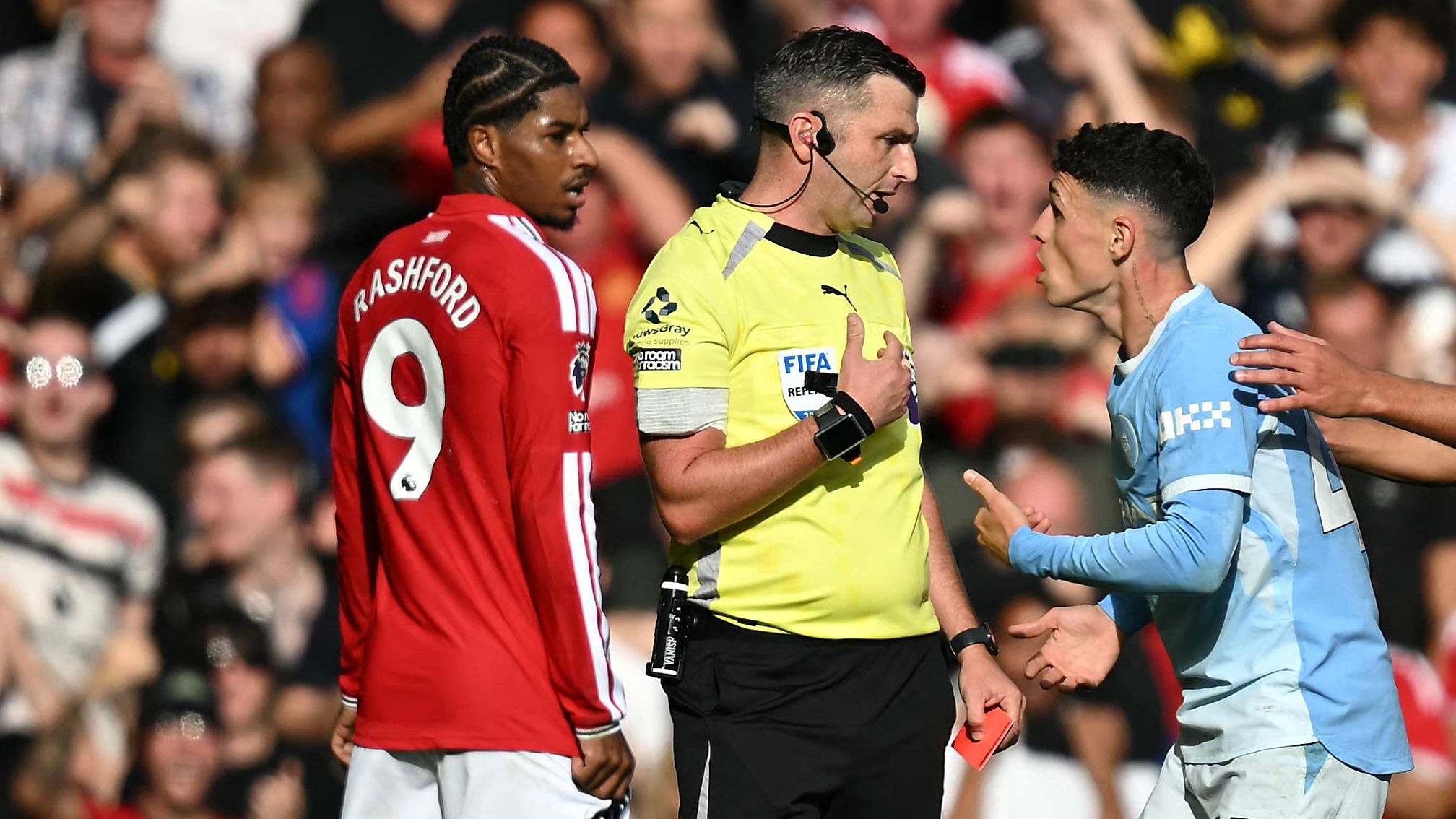 Micah Richards criticises officiating after Manchester derby drama